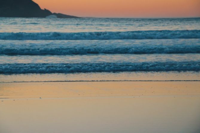 Olatuak eta ilunabarra: foto en Donostia-San Sebastián