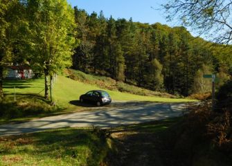 Paisaje de montaña en Aittola.