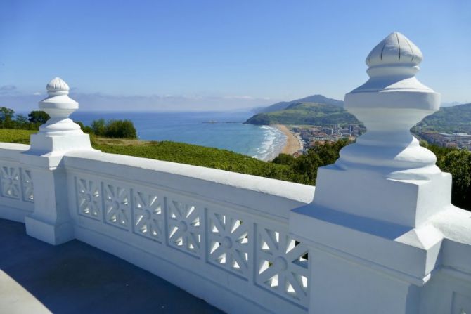 Paisaje de Zarautz  : foto en Getaria