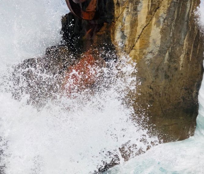 El Peine y la Ola: foto en Donostia-San Sebastián