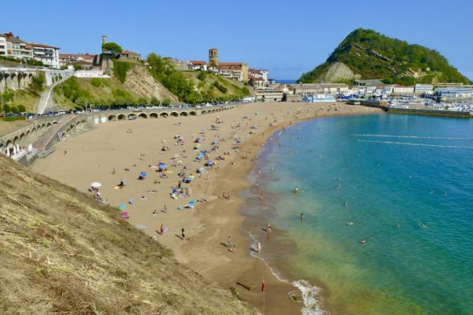 Playa de Getaria : foto en Getaria