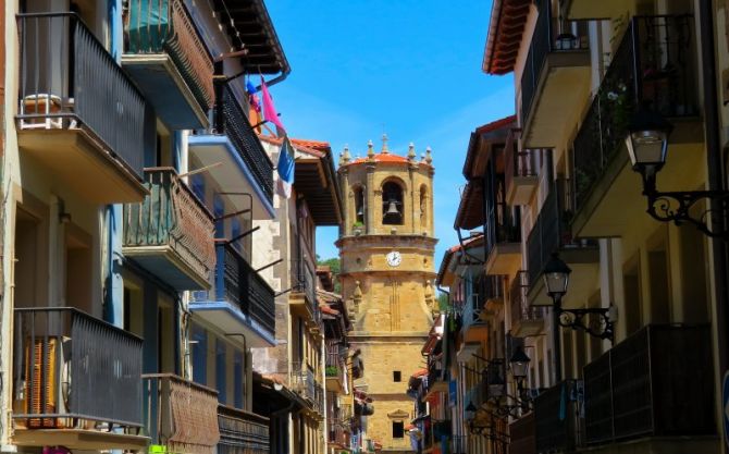 Pueblo historico: foto en Getaria