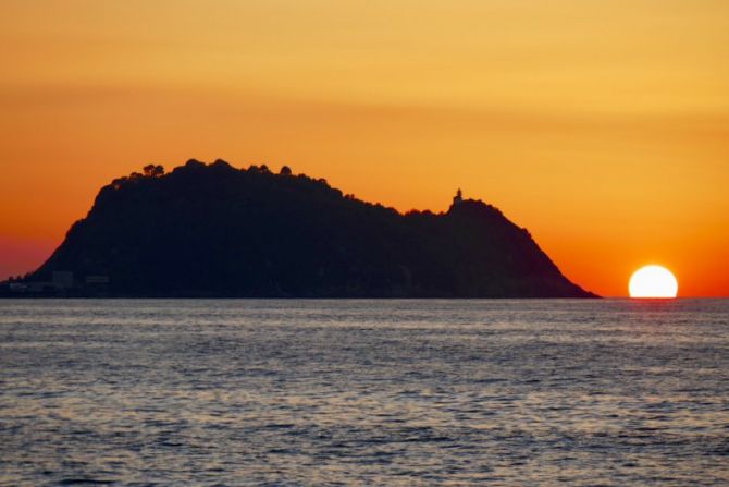 Puesta de Sol : foto en Zarautz