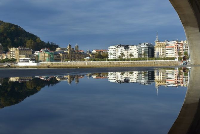 Reflejo: foto en Donostia-San Sebastián