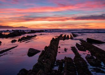 Reflejo del atardecer