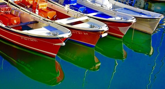 Reflejos en el agua : foto en Donostia-San Sebastián