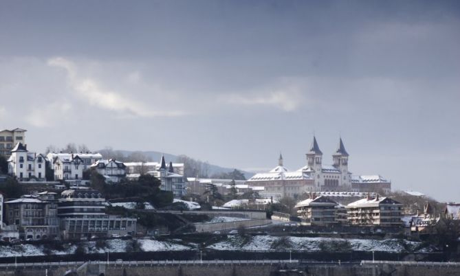 San Sebastián nevado: foto en Donostia-San Sebastián