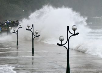 Temporal en Zarautz 