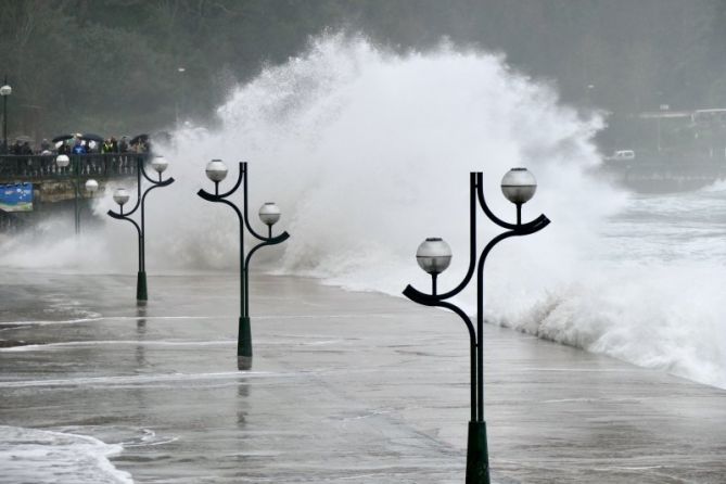 Temporal en Zarautz : foto en Zarautz