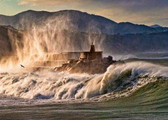 Temporal en Zumaia