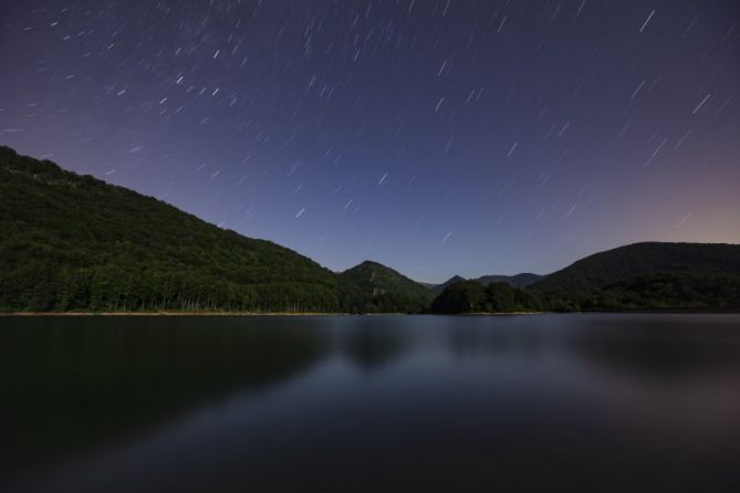 Trazos de estrellas: foto en Ataun