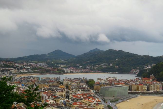 Tres playas: foto en Donostia-San Sebastián