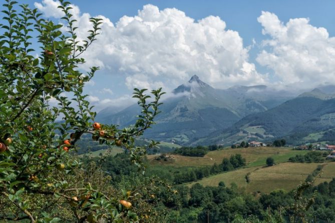 Txindoki desde Lazkaomendi: foto en Lazkao