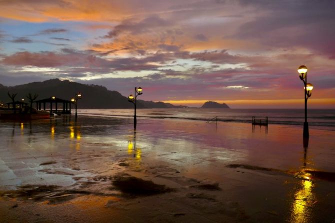 Udaberria Zarauzko hondartzan : foto en Zarautz