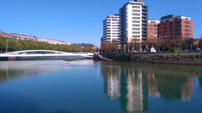 El Urumea azul: foto en Donostia-San Sebastián