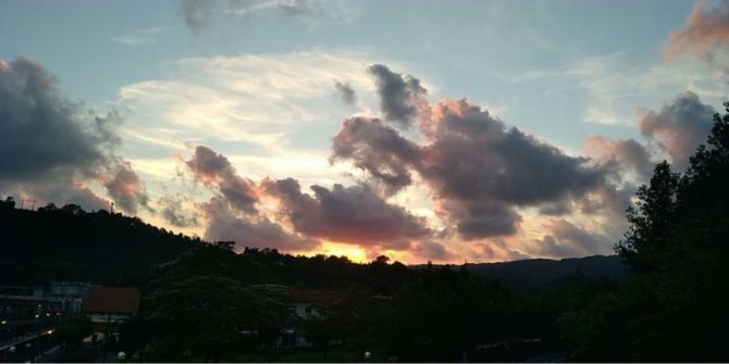 Vistas a la estación de tren.: foto en Usurbil