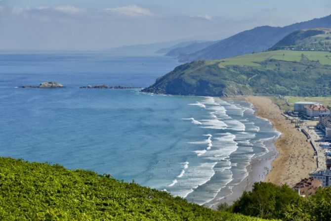 Zarautzko Paisajea : foto en Zarautz