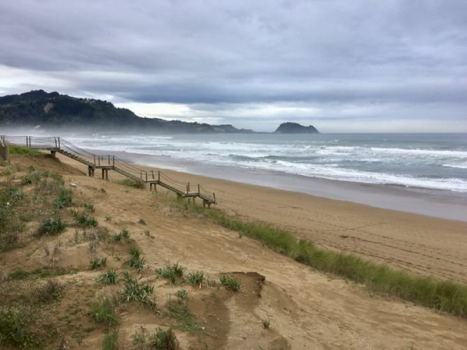 Zarauzko hondartza 10-6-2020 : foto en Zarautz