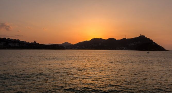 atardecer donosti: foto en Donostia-San Sebastián