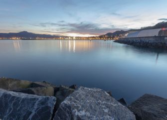 desde el puerto de hondarribia