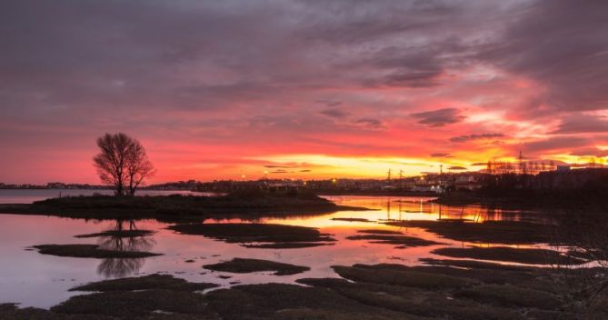 maravilloso amanecer: foto en Irun