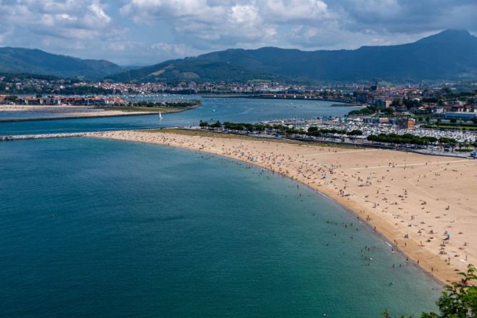 LA PLAYA: foto en Hondarribia