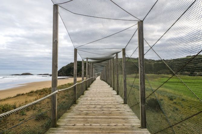 Playa y golf: foto en Zarautz