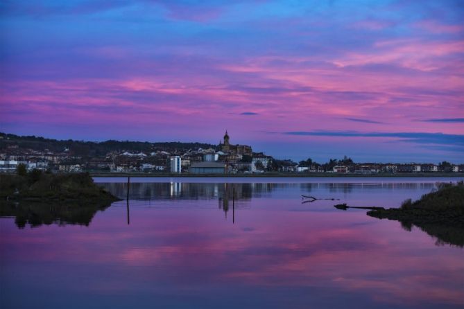 Amanecer: foto en Hondarribia