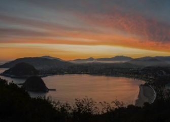 Amanecer en Donostia