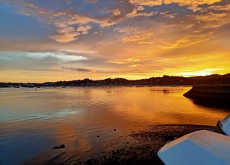 Amanecer en Hondarribia