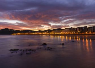 Amanecer otoño en Zarautz