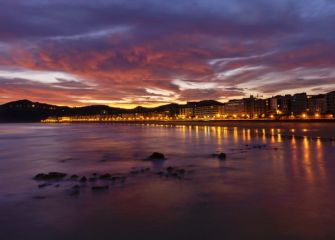 Amanecer otoño en Zarautz