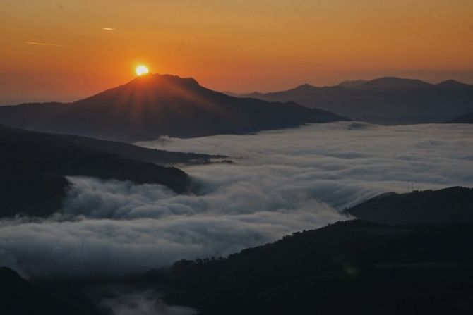 Amanecer de verano: foto en Donostia-San Sebastián