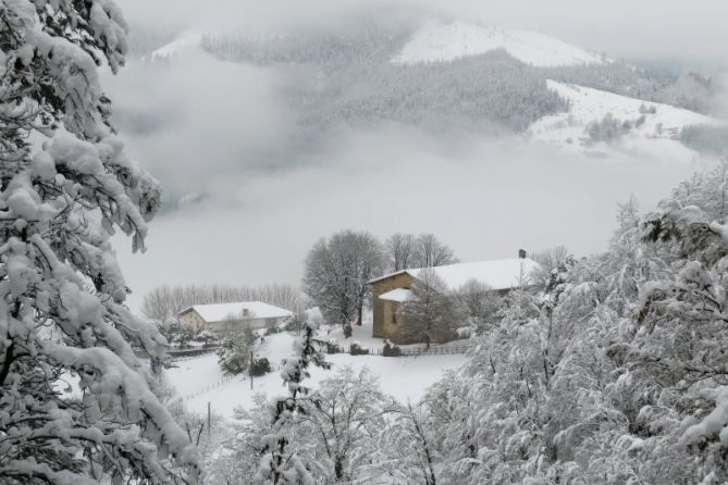 La Antigua invernal: foto en Zumarraga