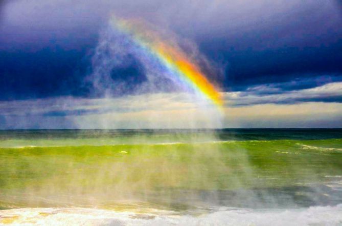 Arco Iris marino : foto en Zarautz