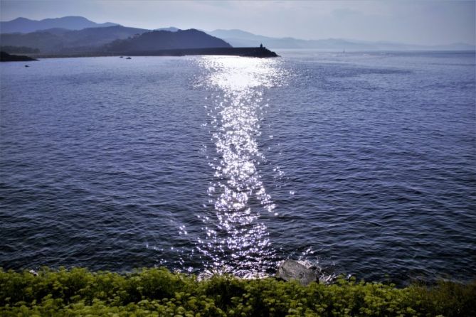 Atardecer: foto en Zumaia