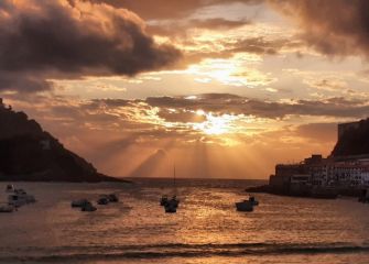 ATARDECER EN LA BAHÍA DE LA CONCHA.