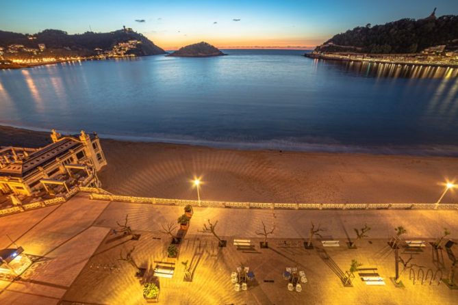 Atardecer en la Bahia. (Hora dorada): foto en Donostia-San Sebastián