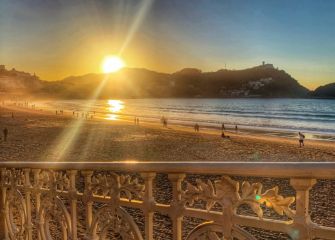 Atardecer desde la bahía 