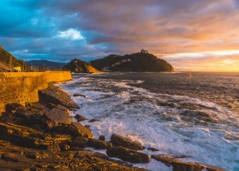 Atardecer en Donostia
