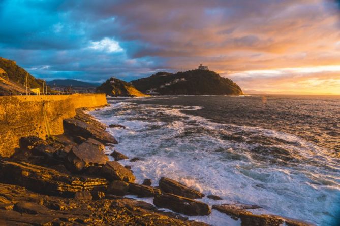 Atardecer en Donostia: foto en Donostia-San Sebastián