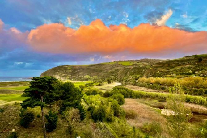 Atardecer en Iñurritza ( Zarautz ): foto en Zarautz