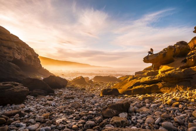 Atardecer en Jaizkibel: foto en Hondarribia