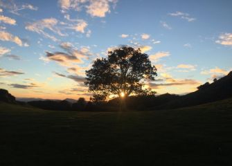 Atardecer en Lizarbakar