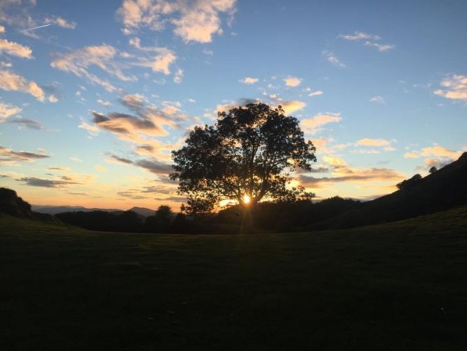 Atardecer en Lizarbakar: foto en Tolosa