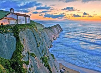 Atardecer  en los Flysh Zumaia 