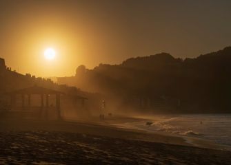 Atardecer en Zarauz 1