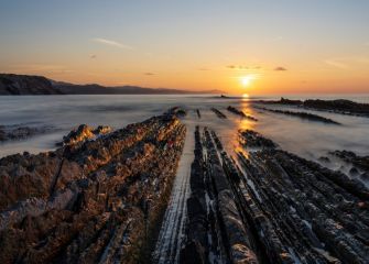 Atardecer en Zumaia