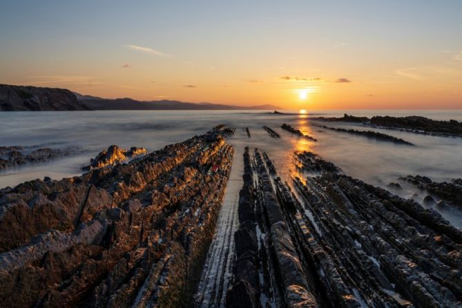 Atardecer en Zumaia: foto en Zumaia