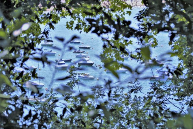 Bahía de la Concha desde Urgull: foto en Donostia-San Sebastián